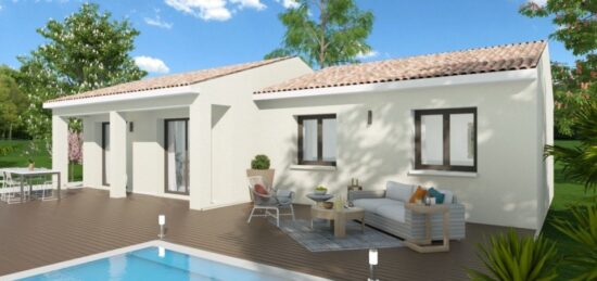 Maison neuve à Saint-Siffret, Occitanie