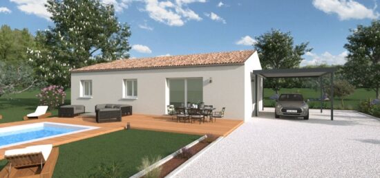 Maison neuve à La Rouvière, Occitanie