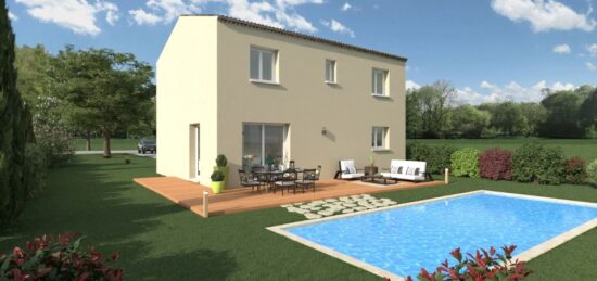 Maison neuve à Blauzac, Occitanie