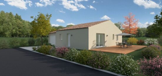 Maison neuve à Saint-Quentin-la-Poterie, Occitanie