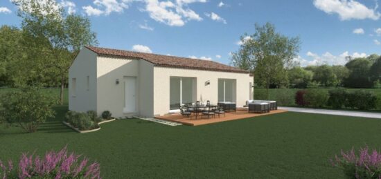 Maison neuve à Milhaud, Occitanie