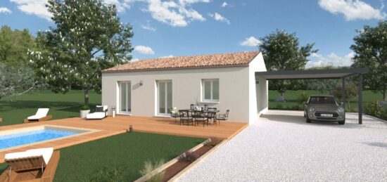 Maison neuve à Salinelles, Occitanie