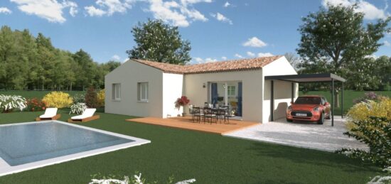 Maison neuve à Poulx, Occitanie