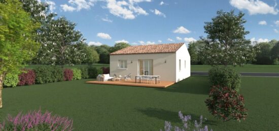 Maison neuve à Laudun-l'Ardoise, Occitanie