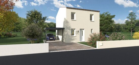 Maison neuve à Laudun-l'Ardoise, Occitanie