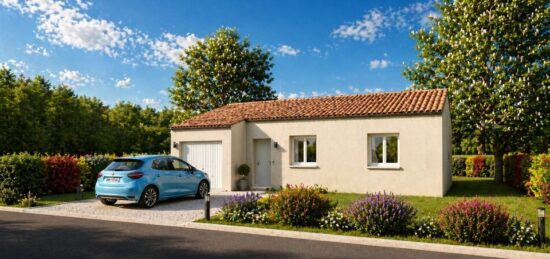 Maison neuve à Saint-Quentin-la-Poterie, Occitanie