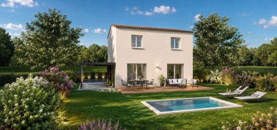Maison neuve à Sommières, Occitanie
