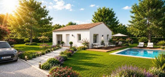 Maison neuve à Montagnac, Occitanie