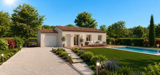 Maison neuve à Laudun-l'Ardoise, Occitanie