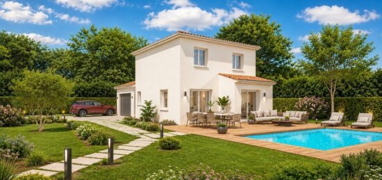 Maison neuve à Manduel, Occitanie