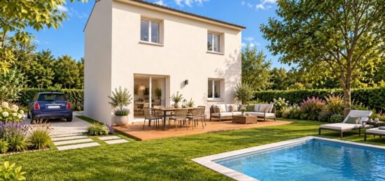 Maison neuve à Redessan, Occitanie