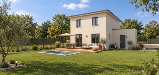 Maison neuve à Jonquières-Saint-Vincent, Occitanie