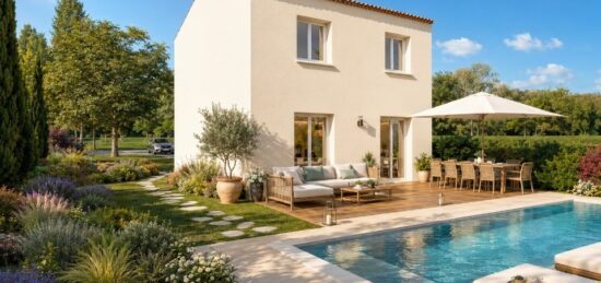 Maison neuve à Jonquières-Saint-Vincent, Occitanie