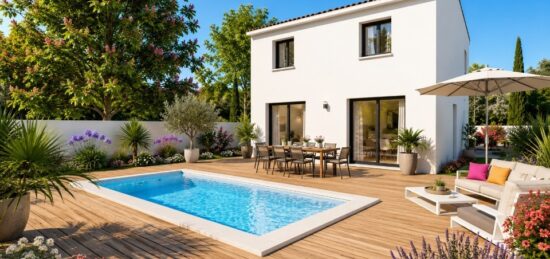 Maison neuve à Saint-Chaptes, Occitanie
